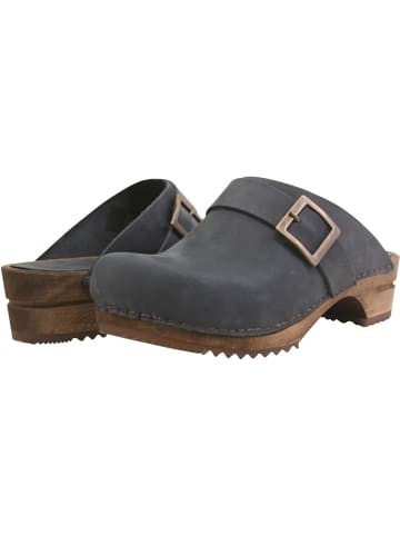 Sanita Comfortwear Clog "Wood-Urban Open" in Blau