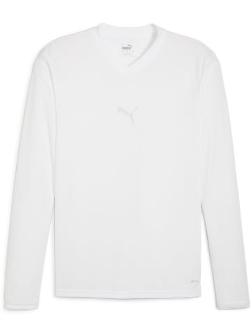 Puma T-Shirt "TeamGoal Baselayer Tee Longsleeve" in Weiß