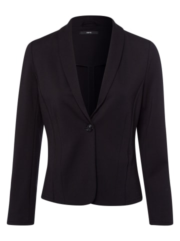 Zero  Jerseyblazer mit Knopfverschluss in Black Beauty