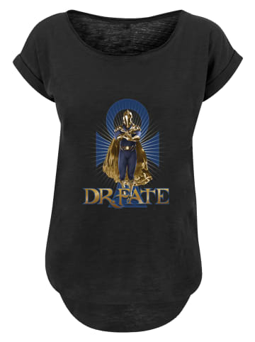 F4NT4STIC Long Cut T-Shirt Black Adam Dr. Fate in schwarz