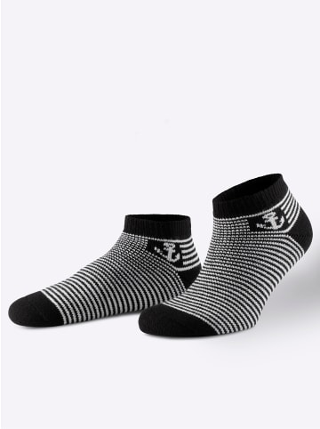 WITT WEIDEN Socken in schwarz-weiß-gestreift