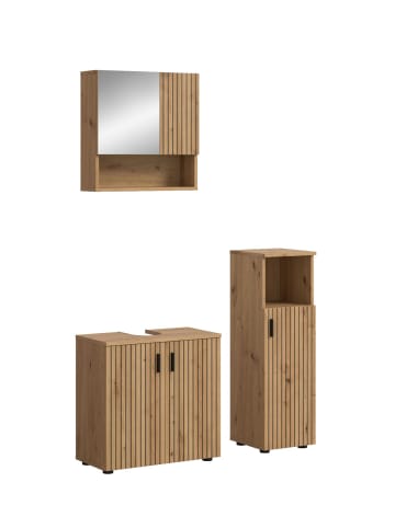 ebuy24 Badmöbelset Mone Eiche 105 x 30 cm