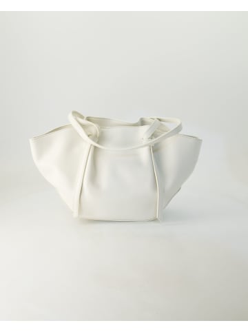 Seidenfelt Handtaschen in Weiß
