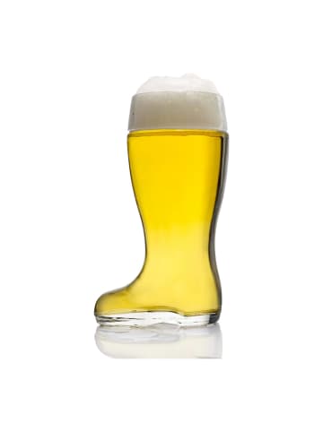 Stölzle 6er Set Biergläser Stiefel 1000 ml transparent in transparent