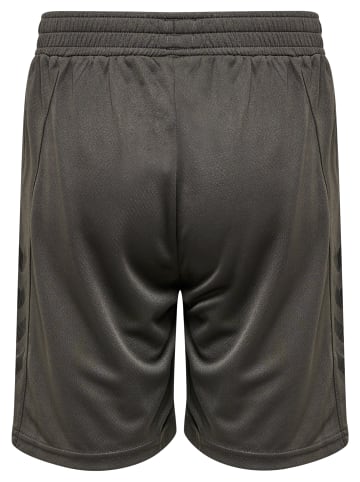 Hummel Hummel Verstellbare Taille Kurze Hose Hmlongrid Fußball Kinder in FORGED IRON/JET BLACK
