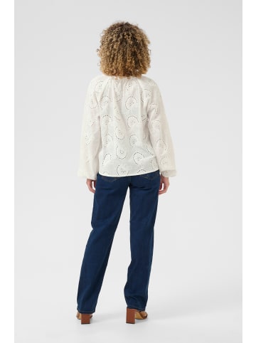 Cream Langarm-Bluse CRDelia Regular fit in Snow White