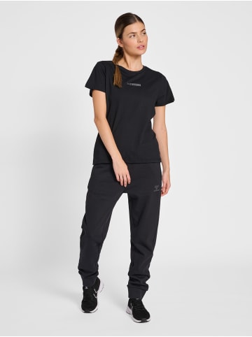 Hummel T-Shirt Hmloffgrid Damen in JET BLACK/FORGED IRON