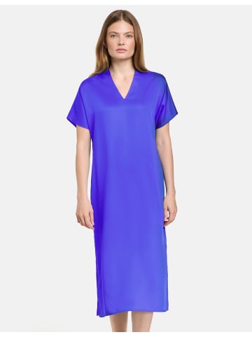 TAIFUN Kleid Langarm kurz in Blue Lagoon