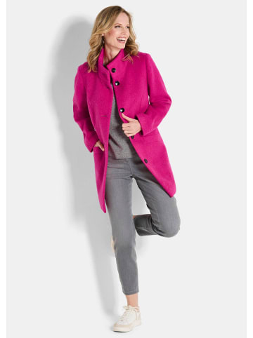 GOLDNER Stepp-Winterjacke mit Kapuze in pink