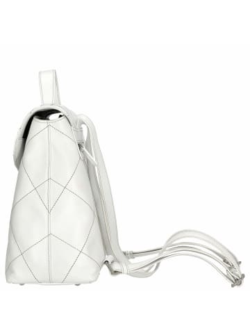 PICARD Aurelie - Rucksack 30 cm Rindleder (ozean) in white lily