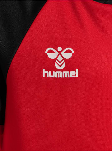 Hummel T-Shirt Raglanärmel Hmlmatch Kinder in TRUE RED/BLACK