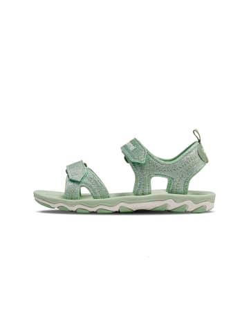 Hummel Klettverschluss Sandale Sandal Glitter Mädchen in FROSTY GREEN