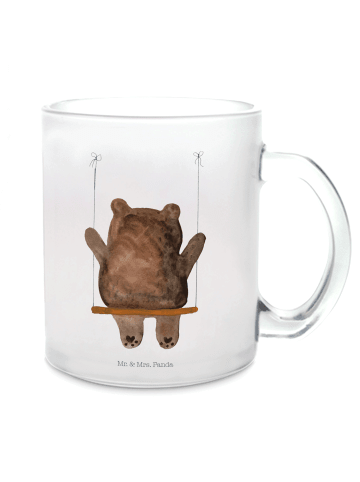 Mr. & Mrs. Panda Teetasse Bär Schaukel ohne Spruch in Transparent