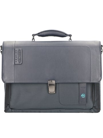 Piquadro P16 Aktentasche 41 cm Laptopfach in blue