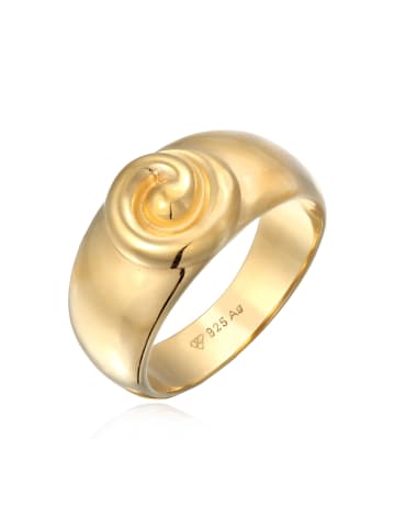 Elli Ring 925 Sterling Silber Spirale in Gold