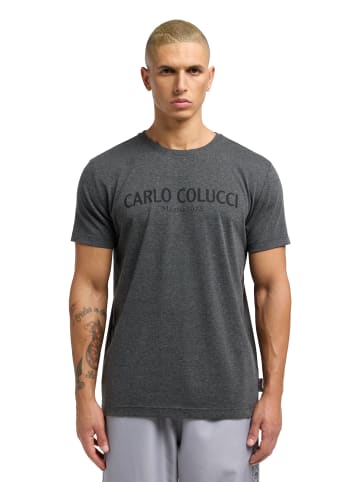 Carlo Colucci T-Shirt di Comun in Anthrazit