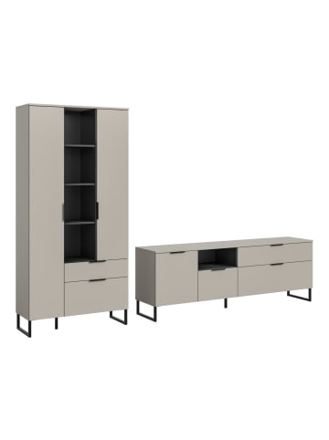 ebuy24 Regalsystem Noida (2-teilig) Kaschmir 290 x 41 cm