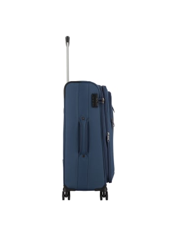 D&N Travel Line 6804 4-Rollen Kofferset 3tlg. blue