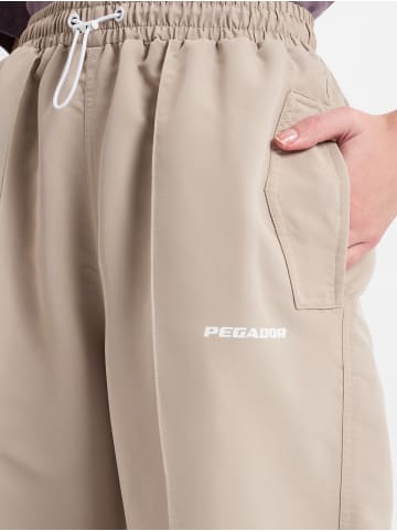 PEGADOR Stoffhose Leonie Track Pants in beige