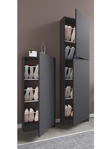 VCM  Holz Schuhschrank Schuhkommode Fulisa XL in Anthrazit