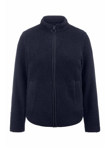 Hessnatur Wollfleece Jacke in marine