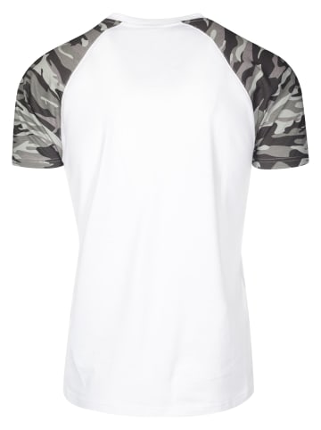 Urban Classics T-Shirts in wht/darkcamo