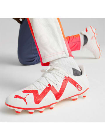Puma Fußballschuhe Future Play FG/AG in Weiß