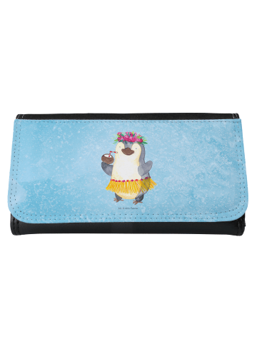 Mr. & Mrs. Panda Frauen Portemonnaie Pinguin Kokosnuss ohne Spruch in Eisblau