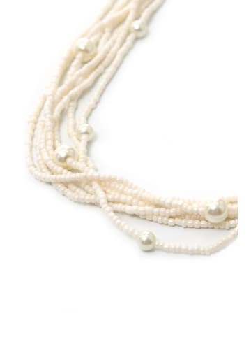 collezione alessandro Lange Kette " Meike " in cream