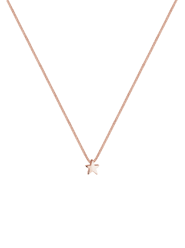 Elli Halskette 925 Sterling Silber Sterne, Stern in Rosegold