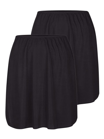 Nina von C. 2er Pack Halbrock Länge 50 cm in schwarz