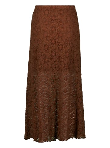 Zero  Maxirock aus Spitze in Cappuccino