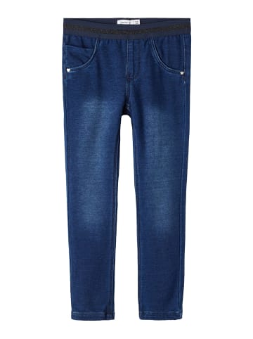 name it Jeanshose in dark blue denim/Detail DARK SAPPHIRE LUREX