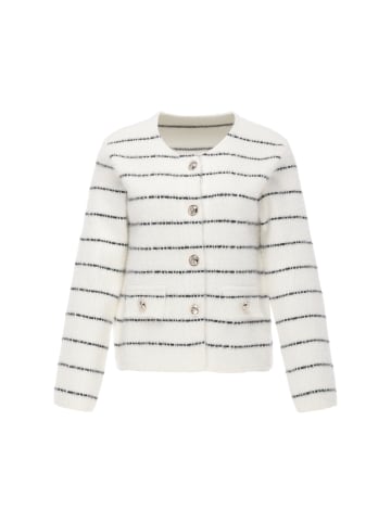 palpito Women Cardigan in Offwhite Black