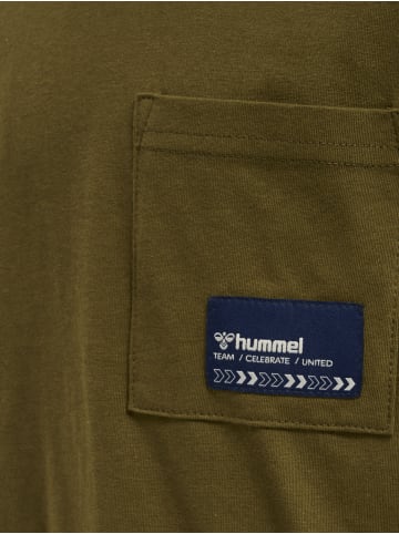 Hummel Hummel T-Shirt Hmlrocky Lebensstil Jungen in DARK OLIVE