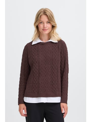 Oxmo Strickpullover OXFSanvi in Braun