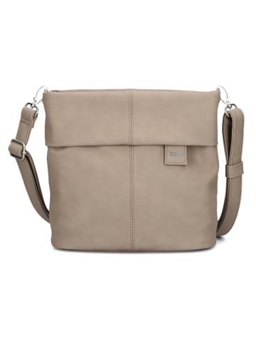 Zwei Mademoiselle.M Schultertasche 25 cm in nubuk cappuccino