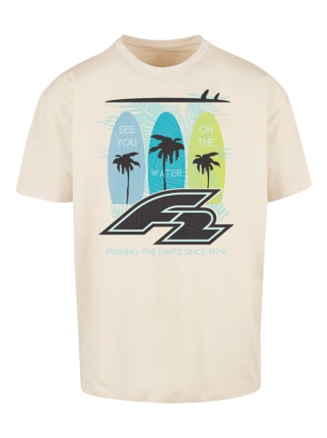 f2 Oversize T-Shirt F2 Surboards See You On The Water in sand