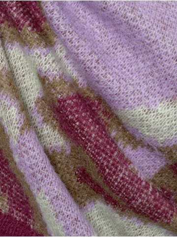 Y.A.S Strickpullover Yastorio in bordeaux mehrfarbig - 0001