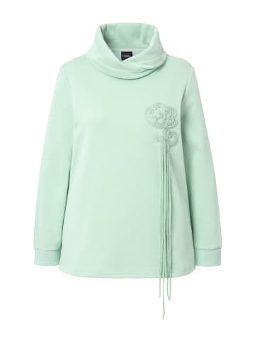 Ulla Popken Sweatshirt in mintgrün