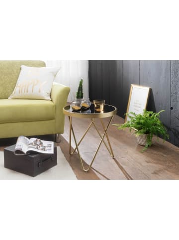 KADIMA DESIGN Design Beistelltisch PARMA 42x46x42cm Couchtisch Rund /Matt