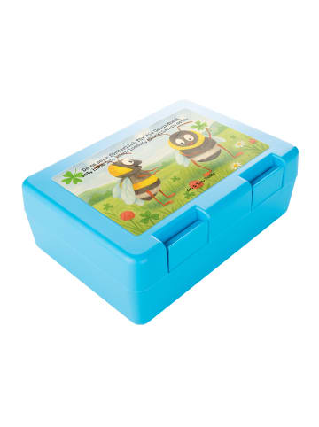 Mr. & Mrs. Panda Bentobox Hummeln Kleeblatt Design mit Spruch in Weiß
