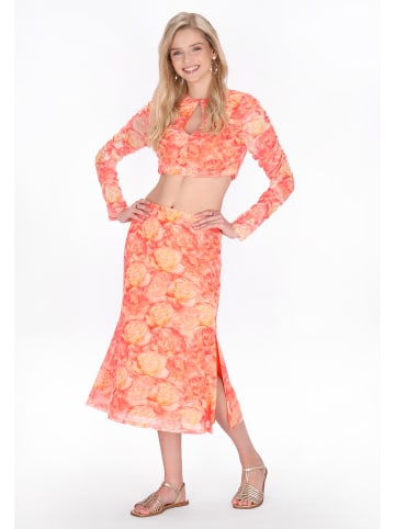 IZIA Women Skirt in orange