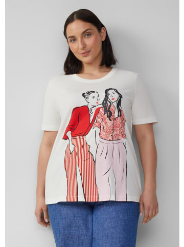 s.Oliver T-Shirt in 02E1_ecru