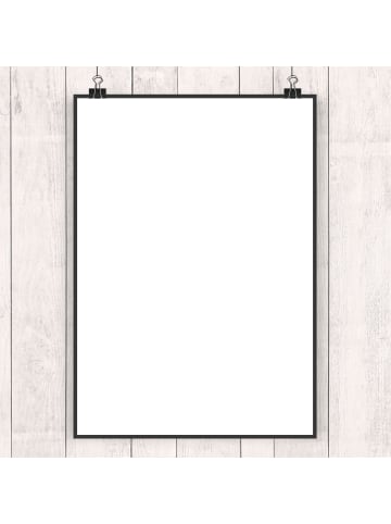 Mr. & Mrs. Panda Poster Das Gras wird gebeten,... mit Spruch in Schwarz