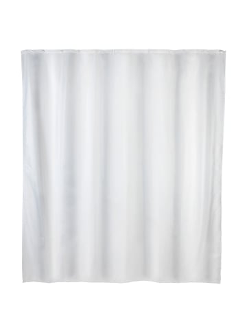 Wenko Duschvorhang Textil weiß in Weiß, (B) 180 x (H) 200 cm