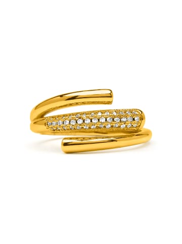 Luxenter Ring Jedrac mit 18 Karat  verstellbar Gelbgold-Jedrac gold