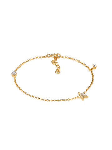 Elli Armband 925 Sterling Silber Sterne, Astro, Stern in Gold