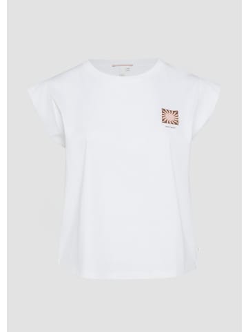 QS T-Shirt in 01D1_weiß