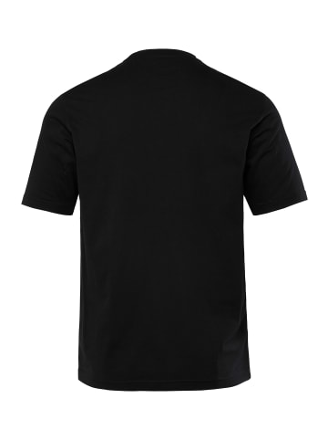 Men Plus Kurzarm T-Shirt in schwarz